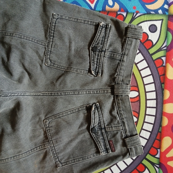 Vintage 80's faded black Cotler (brand) Flight Pants Size 30 - Picture 7 of 7